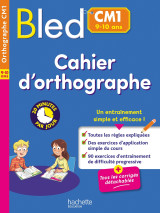 Bled cahier d'orthographe cm1