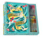 Les ateliers de manon bucciarelli - mon carnet secret - coffret avec 8 mini feutres pailletés