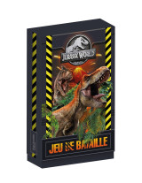 Jurassic  world - jeu de cartes - bataille