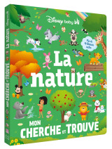 Disney baby - mon cherche et trouve - la nature - plus de 90 éléments à trouver