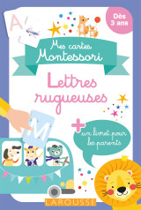 Mes cartes montessori : lettres rugueuses