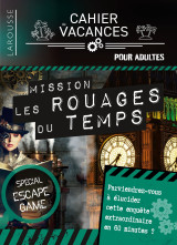 Cahier de vacances adultes escape game dans les rouages du temps