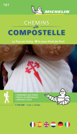 Carte chemins de compostelle / le puy-en-velay - st-jean-pied-de-port