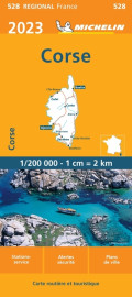 Carte régionale corse 2023