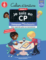 Je suis en cp - cahier d'écriture - niveau 2