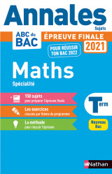 Annales bac 2021 maths term - non corrigé