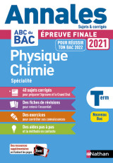 Annales bac 2021 physique chimie term - corrigé