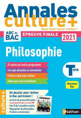 Annales bac 2021 philosophie - culture +