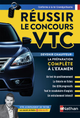 Réussir le concours vtc - devenir chauffeur : la préparation complète à l'examen (janvier 2021)