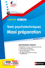 Tests psychotechniques - maxi préparation - no55 (intégrer la fonction publique) 2021