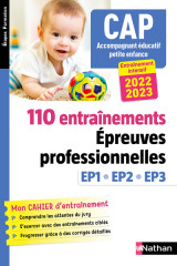 110 entraînements - epreuves prof. ep1 ep2 ep3 - cap accompagnant éducatif petite enfance 2022