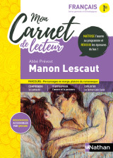 Mon carnet de lecteur : manon lescaut - abbé prévost 2022