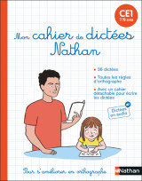 Mon cahier de dictées nathan ce1 (7/8 ans)