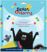 Splat et harry: pochette mosaïques gommettes en mousse