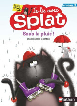 Je lis avec splat : sous la pluie