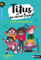 Titus et les lamas joyeux bd - mission sac de piscine