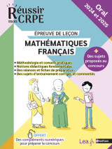 Epreuve orale leçon - compil maths français - crpe 2024 et 2025