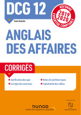 Dcg 12 - anglais des affaires - corrigés - réforme 2019-2020