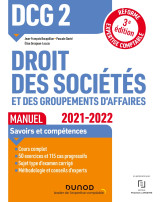 Dcg 2 droit des sociétés et des groupements d'affaires - manuel - 2021/2022