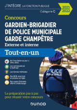 Concours gardien-brigadier de police municipale - garde champêtre - 2021-2022