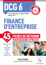 Dcg 6 finance d'entreprise - fiches de révision - 3e éd.