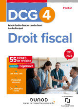 Dcg 4 droit fiscal - fiches de révision - 2022-2023