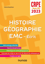 Concours professeur des écoles - histoire géographie emc - ecrit - crpe 2023  - master meef