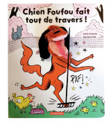 Livre marionnette - chien foufou fait tout de travers