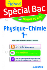 Spécial bac fiches physique-chimie 1re