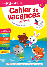 Cahier de vacances 2022, de la ps vers la ms 3-4 ans