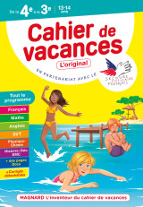 Cahier de vacances 2022, de la 4e vers la 3e