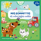 Mes gommettes et coloriages codés - animaux de la ferme