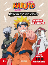 Mon bloc de jeux naruto (+ stickers) - le rêve de naruto