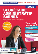 Réussite concours - secrétaire administratif, saenes - catégorie b - 2022 - préparation complète