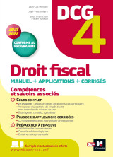 Dcg 4 - droit fiscal - manuel et applications - millésime 2021-2022