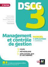 Dscg 3 - management et contrôle de gestion - manuel et applications