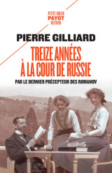 Treize années à la cour de russie