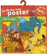 Gommettes poster 18mois-savane