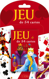 Jeu de 54 cartes rouge