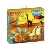 Ma boite a puzzle 24p savane