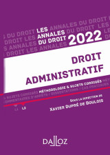 Annales droit administratif 2022