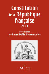 Constitution de la république française 20ed