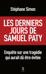 Les derniers jours de samuel paty