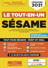 Le tout-en-un sésame - 12 sujets blancs - ecrits et oraux - tutos offerts