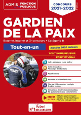 Concours gardien de la paix - catégorie b - admis - tout-en-un