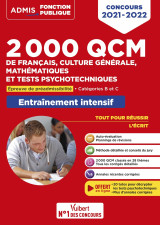 2000 qcm de français, culture générale, mathématiques et tests psychotechniques