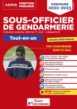 Concours sous-officier de gendarmerie - catégorie b - tout-en-un - 20 tutos offerts