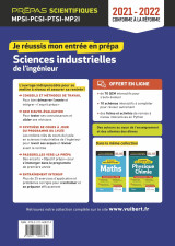 Je réussis mon entrée en prépa. sciences industrielles de l'ingénieur