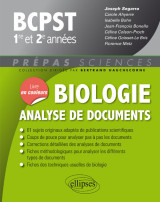 Biologie - analyse de documents - bcpst 1re et 2e années