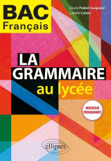 La grammaire au lycée. nouveaux programmes.